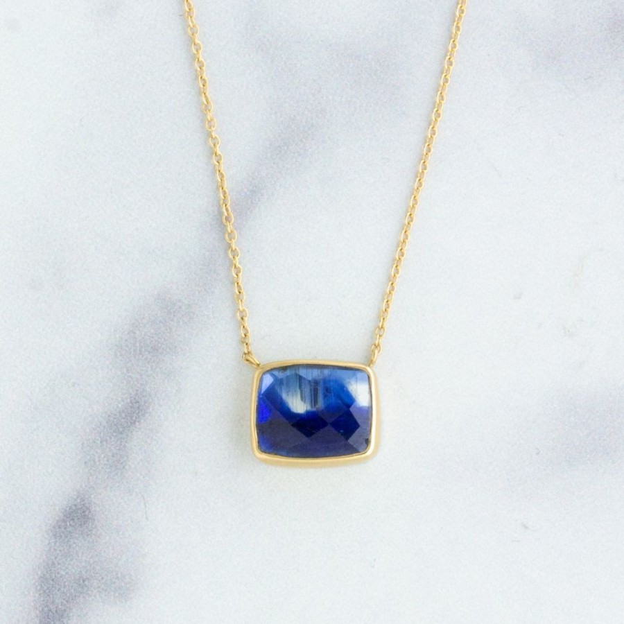 Jewelry Jamie Joseph | 14K Gold Kyanite Necklace