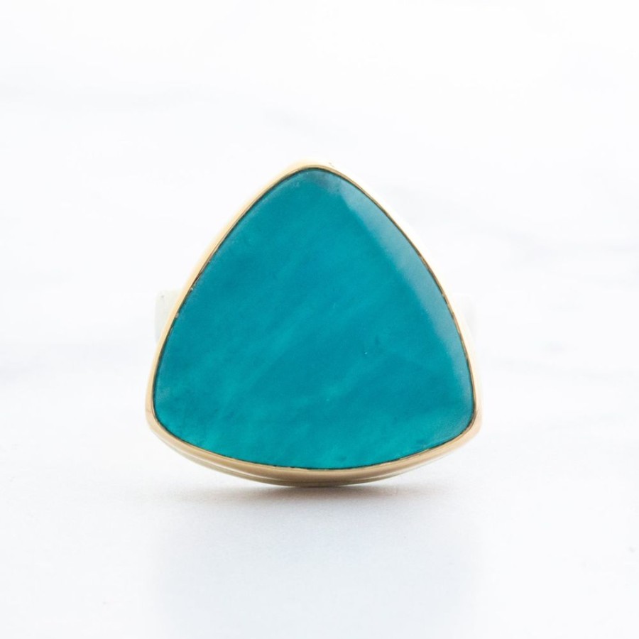 Jewelry Jamie Joseph | Sterling & 14K Gold Amazonite Ring