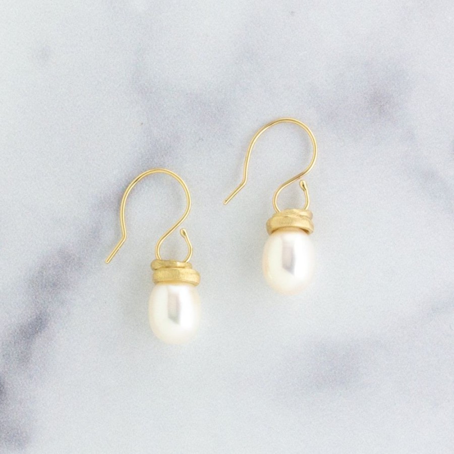 Jewelry Jamie Joseph | 14K Gold Cultured Pearl Earrings