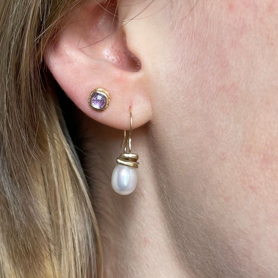 Jewelry Jamie Joseph | 14K Gold Cultured Pearl Earrings