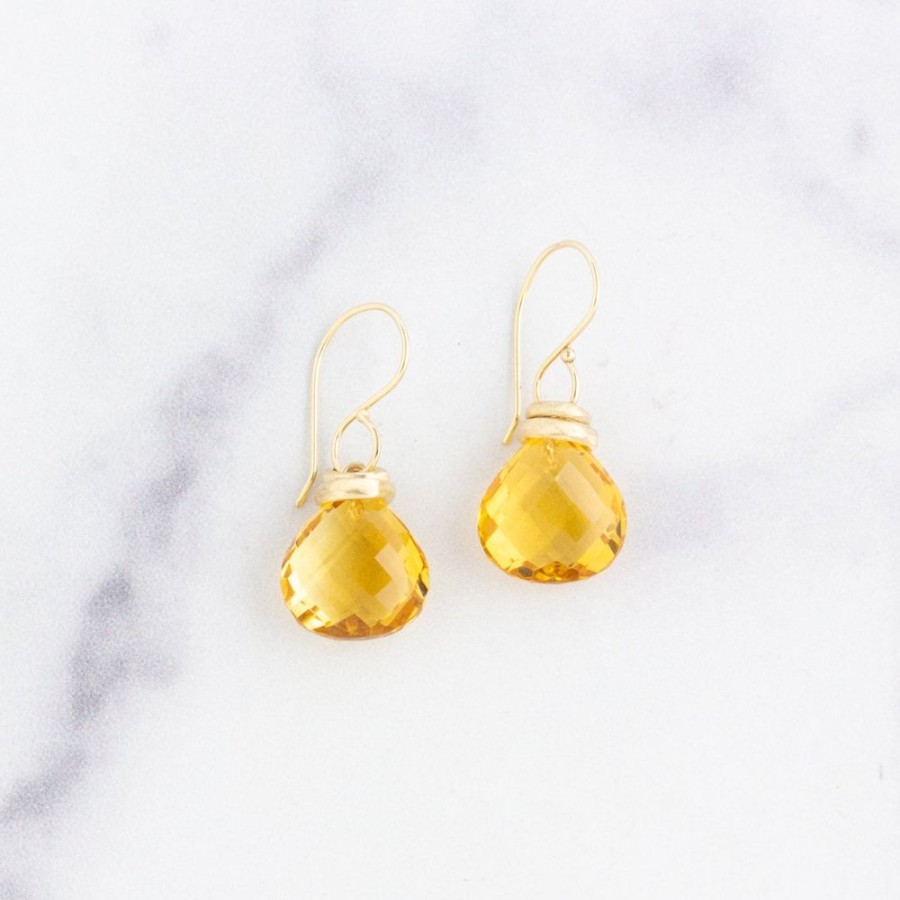 Jewelry Jamie Joseph | 14K Gold Citrine Earrings