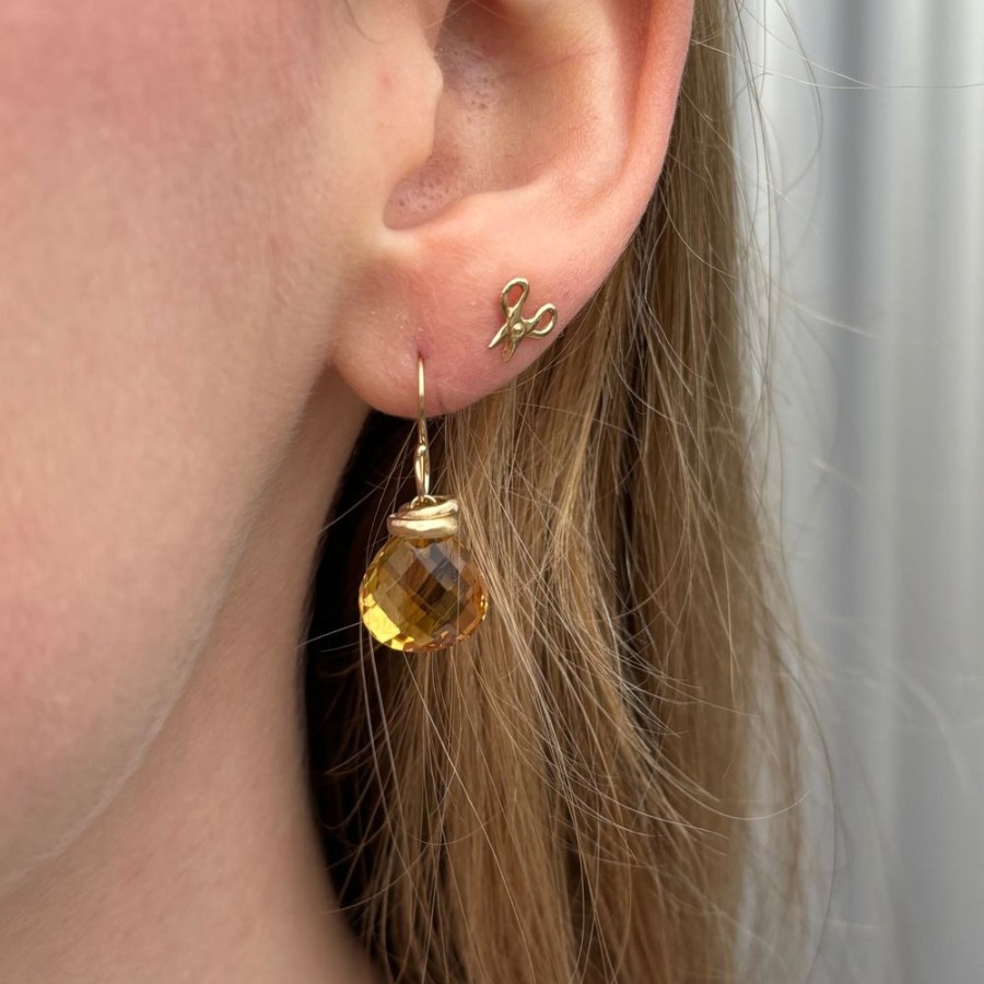 Jewelry Jamie Joseph | 14K Gold Citrine Earrings