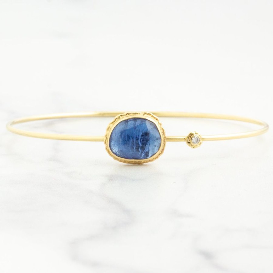 Jewelry Jamie Joseph | 14K Gold Tanzanite & Diamond Bracelet