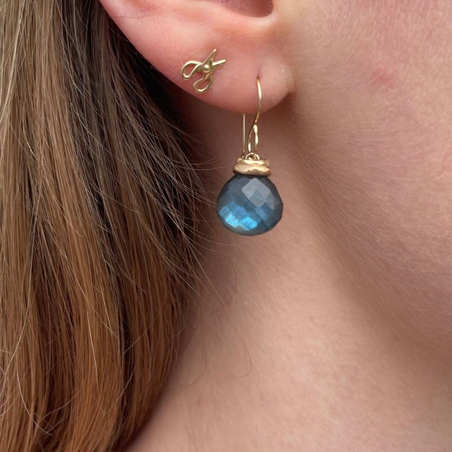 Jewelry Jamie Joseph | 14K Gold Labradorite Earrings