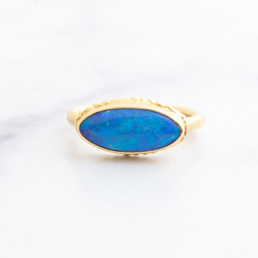 Jewelry Jamie Joseph | 14K Gold Australian Opal Ring