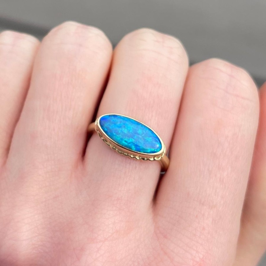 Jewelry Jamie Joseph | 14K Gold Australian Opal Ring